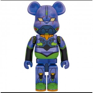 BE@RBRICK ✖️ エヴァンゲリオン初号機 CHROME Ver. 400% + 100％